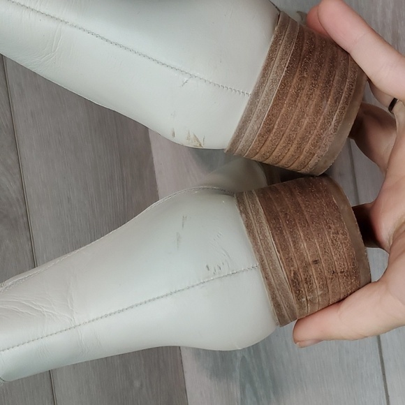 Marc Fisher LTD Womens Lyale Leather Heels Boots shoes sz 6.5M - Picture 9 of 15